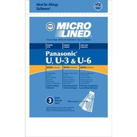 ELCO LABORATORIES Vacuum Bag Panasonic U/U3/U6 3PK PR-1471